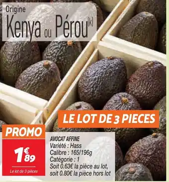 Netto Avocat affine offre