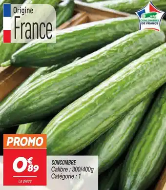 Netto Concombre offre