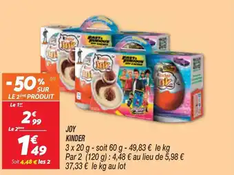 Netto Joy kinder offre