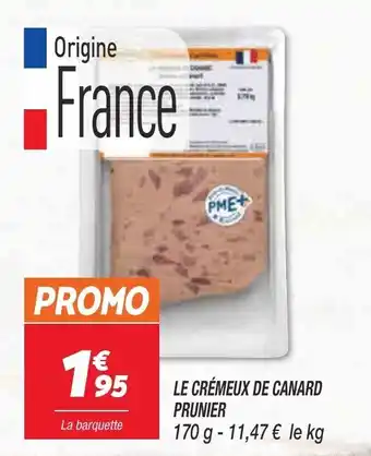 Netto Le crémeux de canard prunier offre