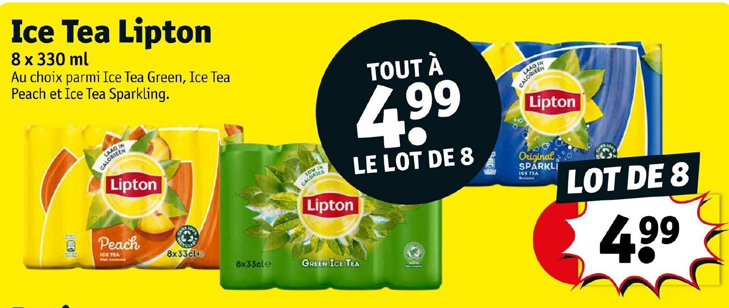 Promo Ice tea lipton chez Kruidvat