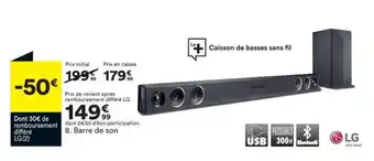 BUT LG barre de son offre