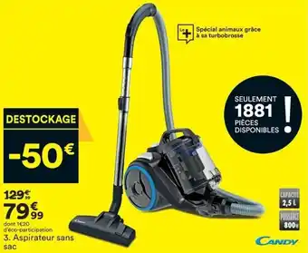 BUT CANDY aspirateur sans sac offre