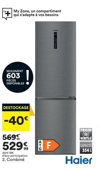 BUT HAIER combiné offre