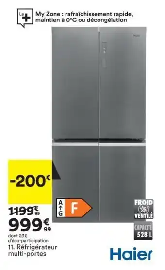 BUT HAIER réfrigérateur multi-portes offre