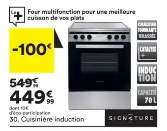 BUT SIGNATURE Cuisinière induction offre