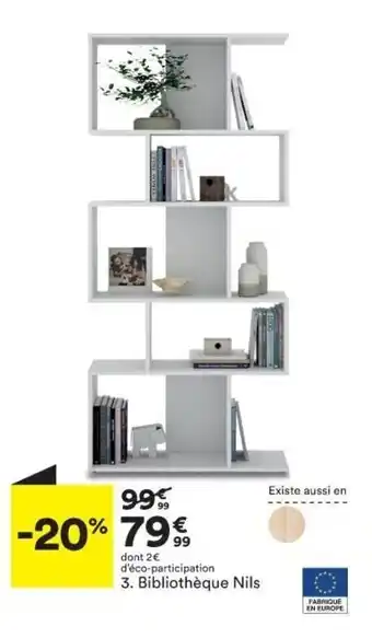 BUT Bibliothéque nils offre