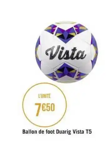 Ballon De Foot Duarig Vista T5