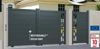 Brico Dépôt PORTAIL ALUMINIUM COULISSANT "NOVA offre