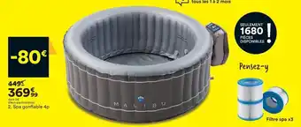 Spa gonflable 4p