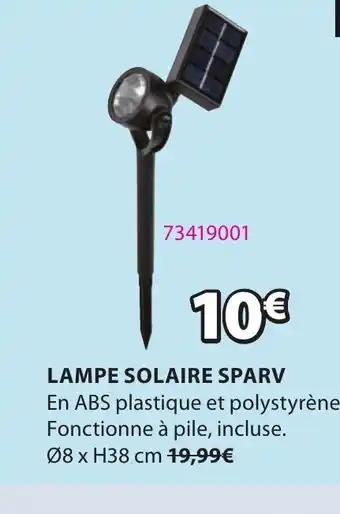 JYSK Lampe Solaire Sparv offre
