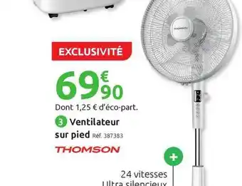 Mr Bricolage Ventilateur Sur Pied Thomson offre