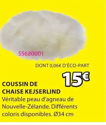 JYSK Coussin de Chaise Kejserlind offre