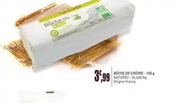 naturéO Bûche De Chèvre - 150 G offre