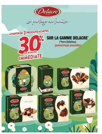 Cora x Carrefour La Gamme Delacre offre