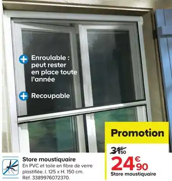 Castorama Store moustiquaire offre