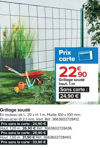Grillage soudé