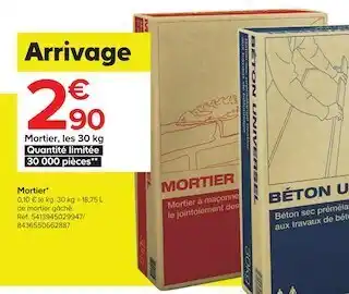 Castorama Mortier offre