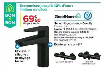 Castorama Goodhome série mitigeurs ronds cavally offre