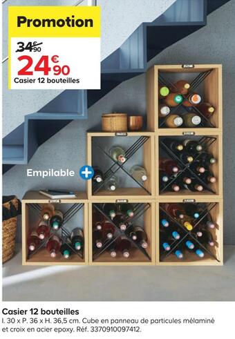 Casier 12 bouteilles