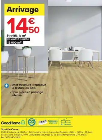 Castorama Stratifié crema offre