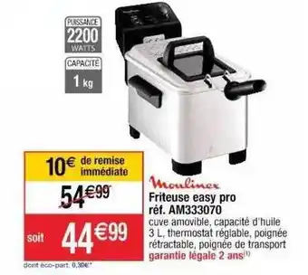Friteuse Easy Pro Moulinex