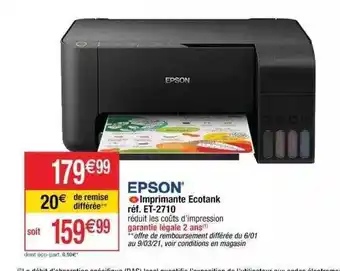 Imprimante Ecotank Epson