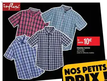 Cora x Carrefour Chemise Homme Influx offre
