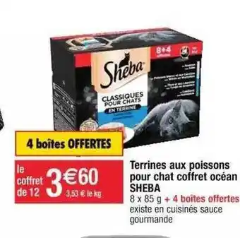 Terrines Aux Poissons Pour Chat Coffret Océan Sheba