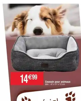 Cora x Carrefour Coussin Pour Animaux offre