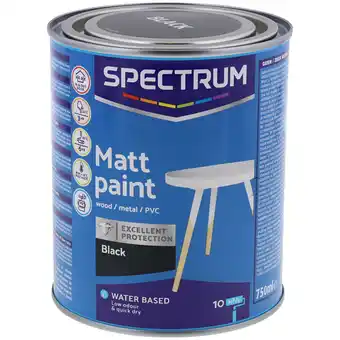 Spectrum laque acrylique mate spectrum