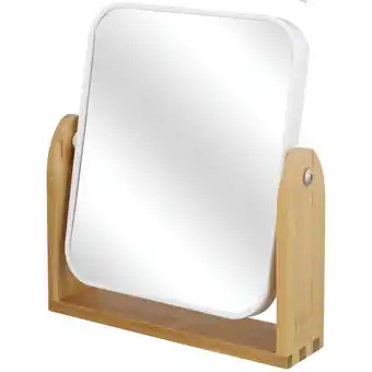 Action Miroir à maquillage en bambou eleganza offre