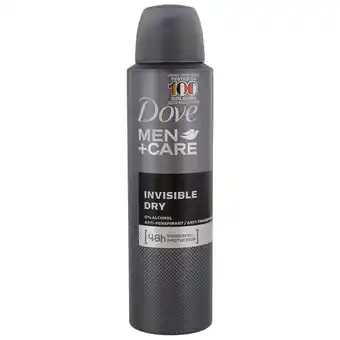 Action Déodorant men + care dove invisible dry offre