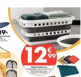 La Foir'Fouille Panier pliable offre