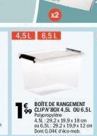 La Foir'Fouille Boîte de rangement offre