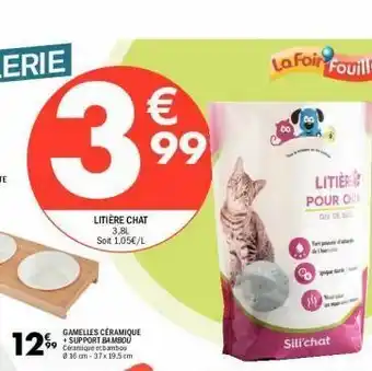 La Foir'Fouille Litière offre