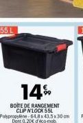 La Foir'Fouille Boîte de rangement offre