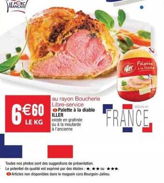 Cora x Carrefour Palette à La Diable Iller offre