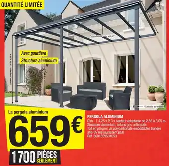 Pergola aluminium
