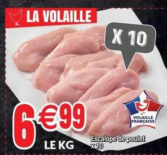 Cora x Carrefour Escalope De Poulet offre