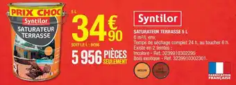 Brico Dépôt Saturateur terrasse 5 L offre