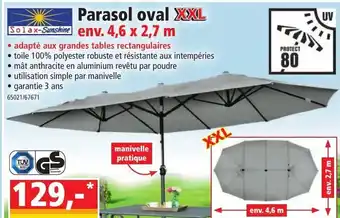 Norma Parasol oval offre