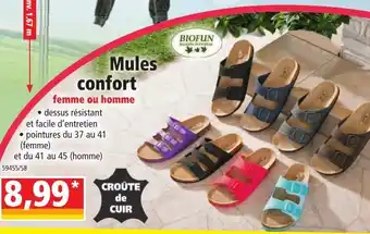 Norma Mules confort offre