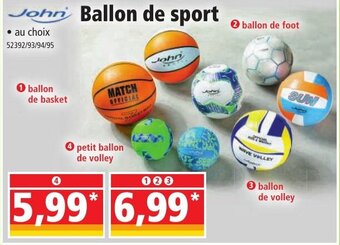 Norma Ballon de sport offre