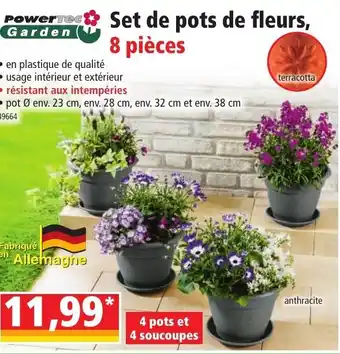 Norma Set de pots de fleurs offre