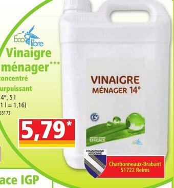 Norma Vinaigre ménager offre