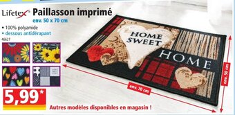 Norma Paillasson imprimé offre