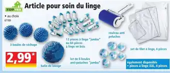 Norma Article pour soin du linge offre