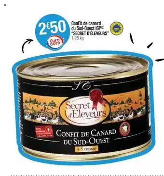 Cora x Carrefour Confit De Canard Du Sud-ouest Igp offre