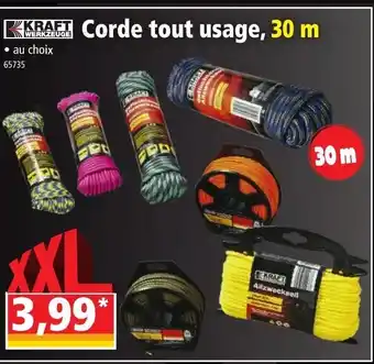Norma Corde tout usage, 30 m offre